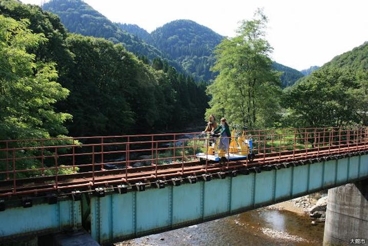 大館 小坂鉄道レールバイク アソビュー 大館 小坂鉄道レールバイク アソビュー