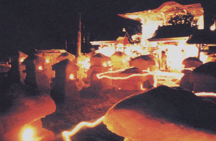 金峯山雪灯篭祭