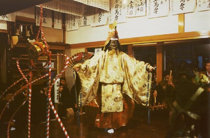 春日神社王祇祭（黒川能）
