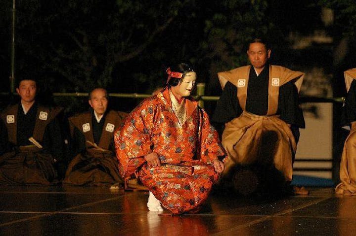 花の能　羽州庄内松山城薪能