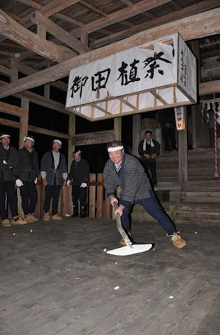 広瀬熊野神社の御田植祭