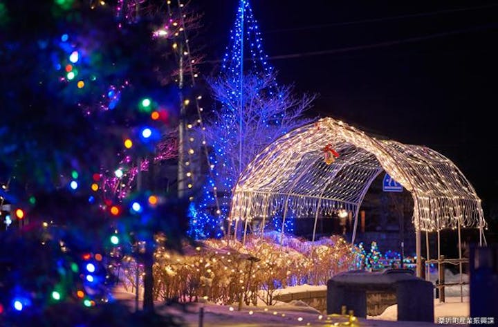 桑折駅前イルミネーション