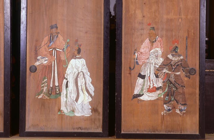 西光寺の杉戸絵