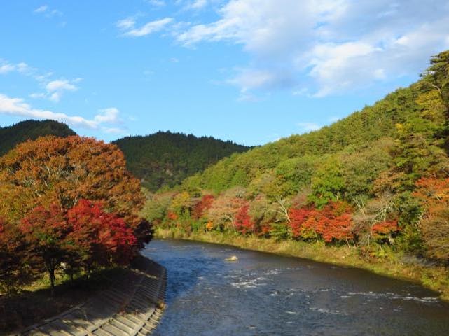 矢祭山の紅葉