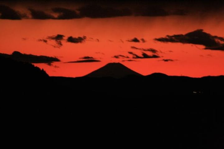 夕焼け富士山観賞会