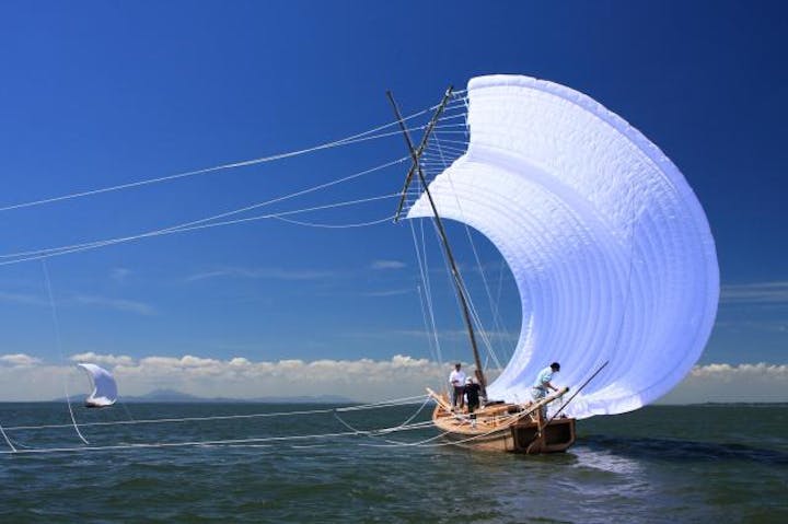 観光帆引き船（麻生地区）