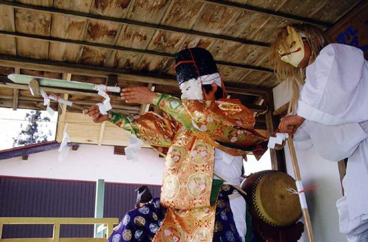篠塚稲荷神社の神楽