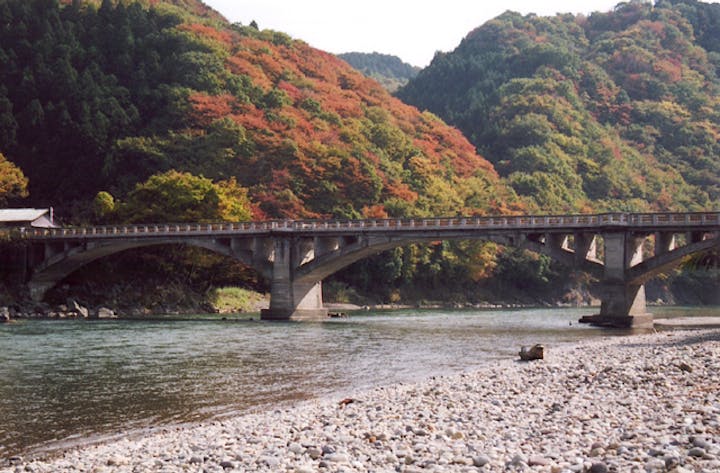 落石（関東嵐山）の紅葉