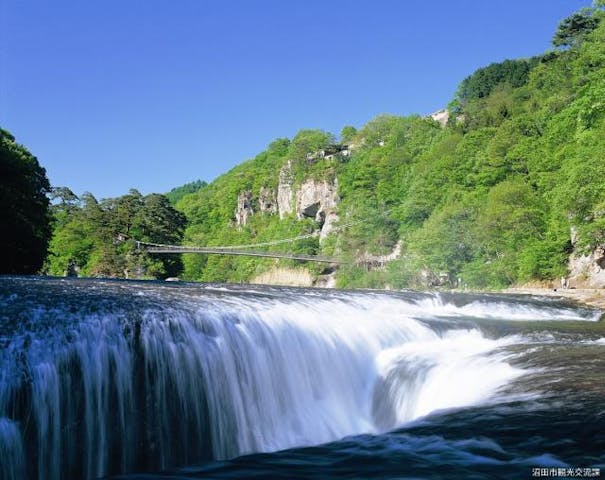 吹割渓谷の新緑