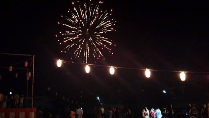 夏祭り・火上げ