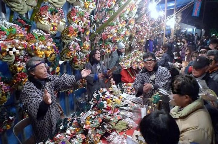 所澤神明社　熊手市