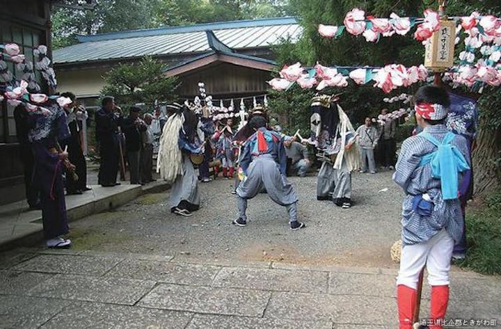 【2021年開催中止】ささら獅子舞（萩日吉神社）（上サ地区）