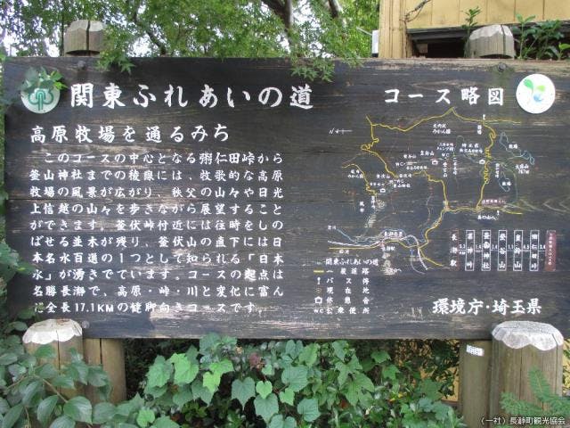 関東ふれあいの道　高原牧場を通るみち