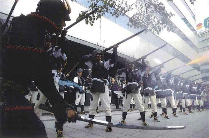 江戸幕府　鉄砲組百人隊出陣！