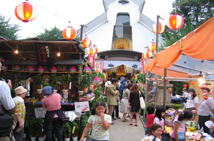 四万六千日ほおずき千成り市