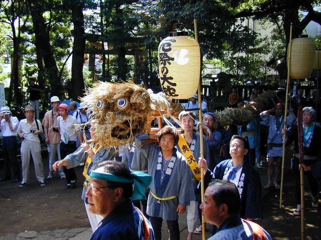 【2020年度中止】奥澤神社例大祭厄除の大蛇お練り
