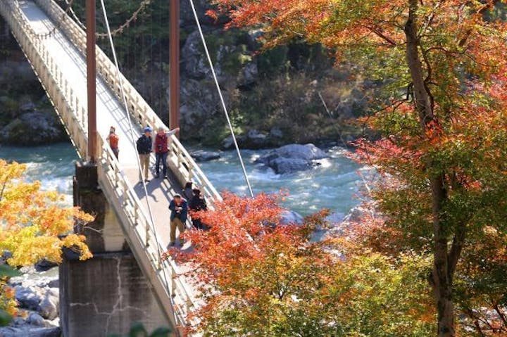 御岳渓谷の紅葉