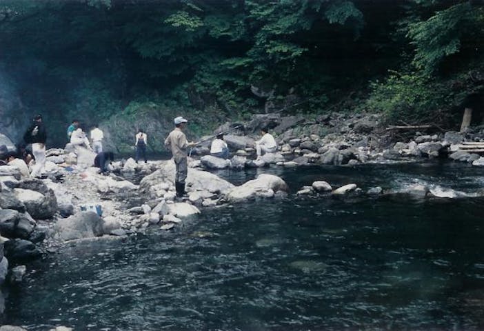 日原渓流釣場
