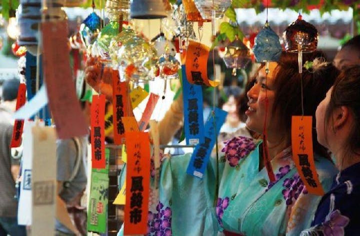 川崎大師風鈴市