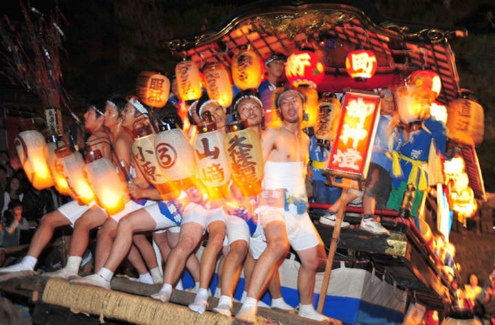 与板十五夜まつり