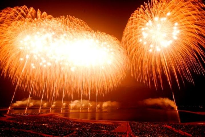 ぎおん柏崎まつり　海の大花火大会