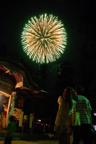 ＜奉納花火のみ実施＞青海神社秋季祭礼