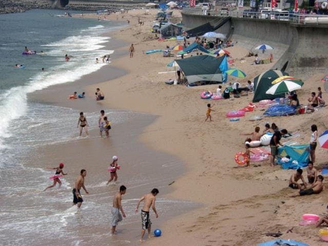 今川海水浴場（釜ノ前〜上山）