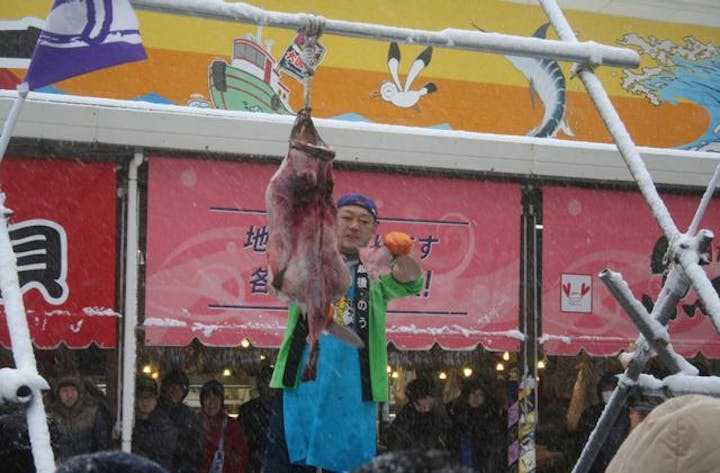 糸魚川荒波あんこう祭り能生会場