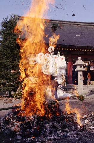 愛宕神社の火祭り