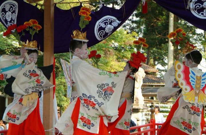 加茂神社・稚児舞