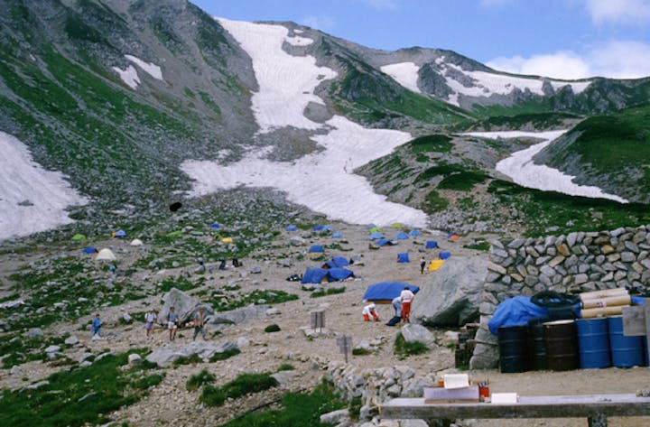 剱沢キャンプ場