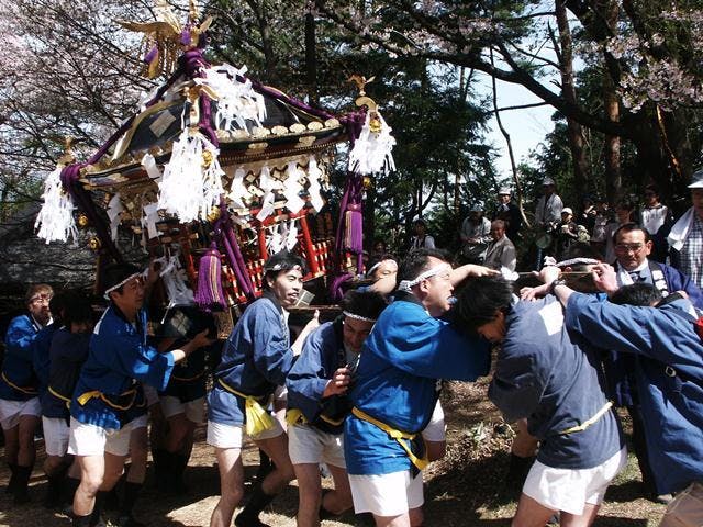 新府藤武神社祭典「お新府さん」