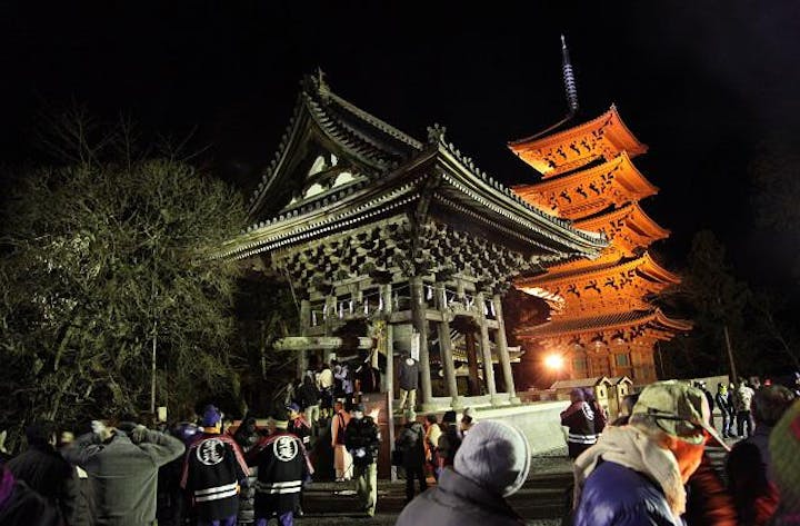身延山除夜の鐘