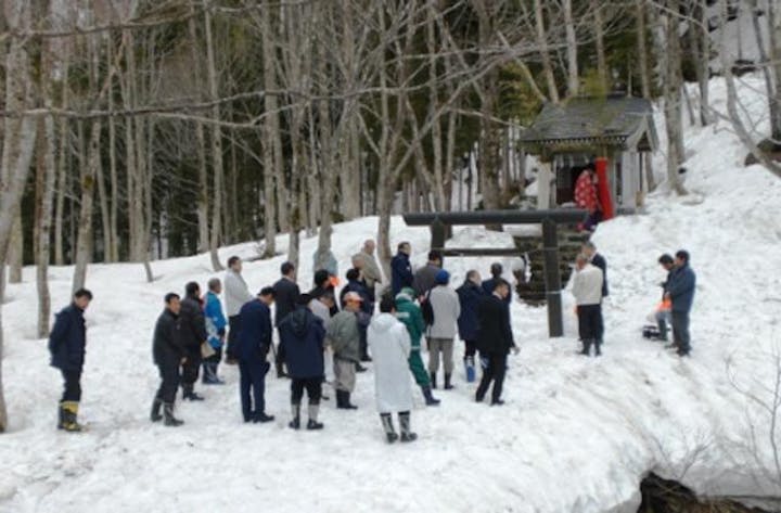 奥裾花自然園開園　奥裾花自然園安全祈願祭