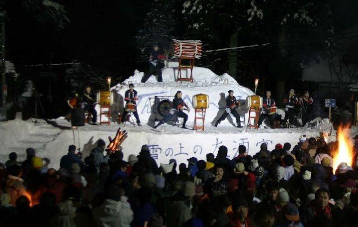 雪上の大酒宴　Theべ〜そ