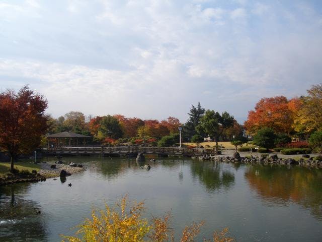 あがたの森の紅葉