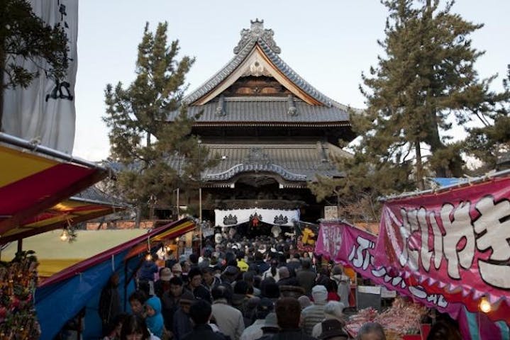 信濃国分寺八日堂縁日