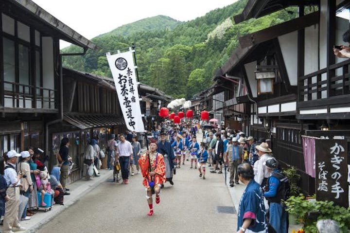 木曽漆器祭・奈良井宿場祭