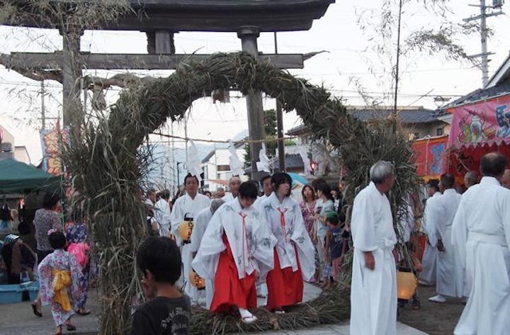 須須岐水神社 茅の輪まつり