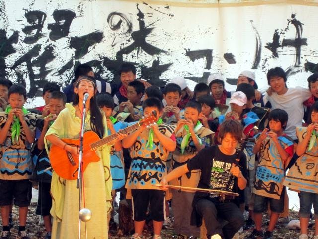 黒耀石のふるさと祭り