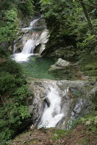 蛇川渓谷（大明神淵）・日本最大級のポットホール