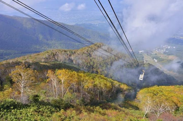 北志賀竜王マウンテンパークの紅葉