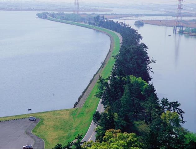 史跡油島千本松締切堤