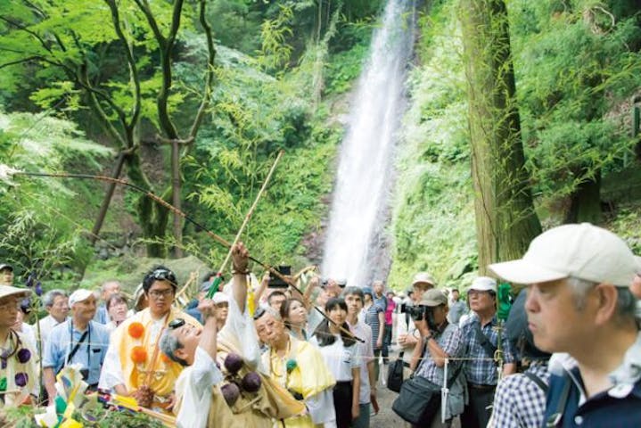 「養老の滝」滝開き式