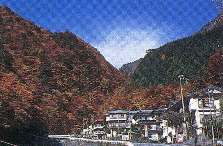 梅ケ島温泉の紅葉