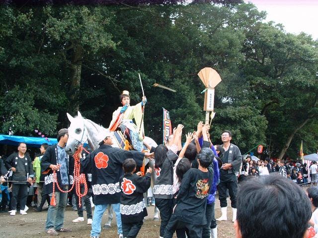 【2021年中止】梅山八幡神社　稚児流鏑馬