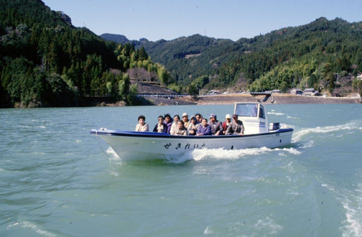 船明ダム湖遊覧