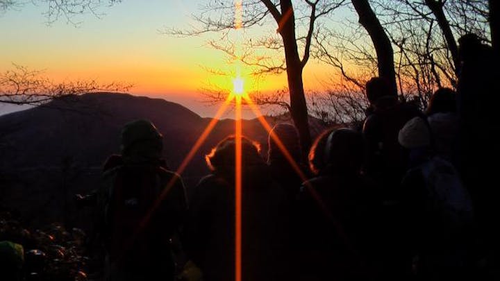 足柄峠ＤＥ初日の出