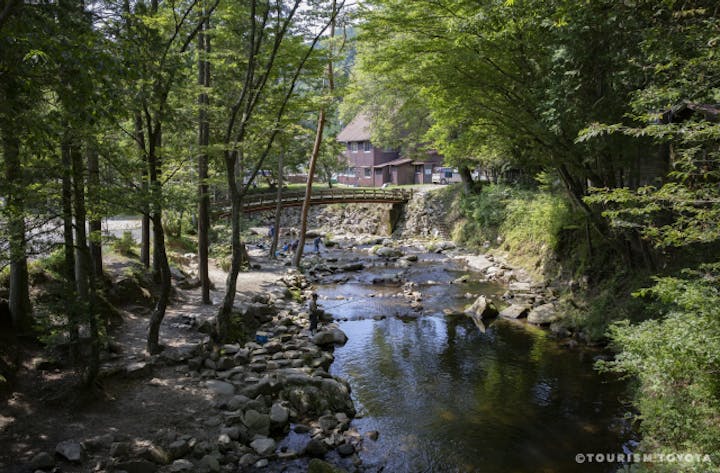 神越渓谷ます釣り場
