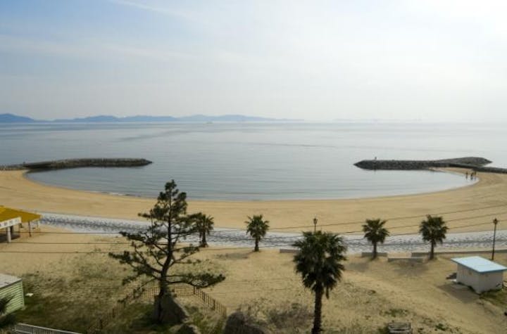西浦温泉パームビーチ（海水浴場）